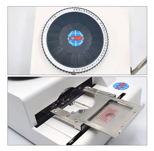 เครื่องปั๊มแท็ก แผ่นโลหะ TAG EMBOSSER เครื่องปั๊มนูนตัวอักษร