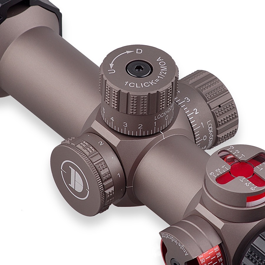 Discovery 1.2-6X24ขนาดกะทัดรัดขอบเขต1/2 MOA แก้ว Enchated Reticle ยุทธวิธีเลนส์เรืองแสงการล่าสัตว์ Riflescopes 223 PCP