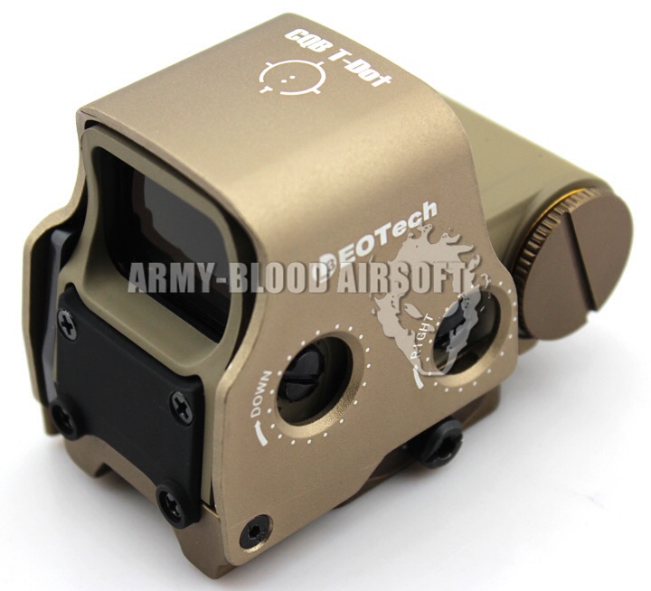 L-3 EOTech HWS EXPS3 Style Holographic Red Green Reflex T-Dot Sight with QD Mount Side Button(TAN)