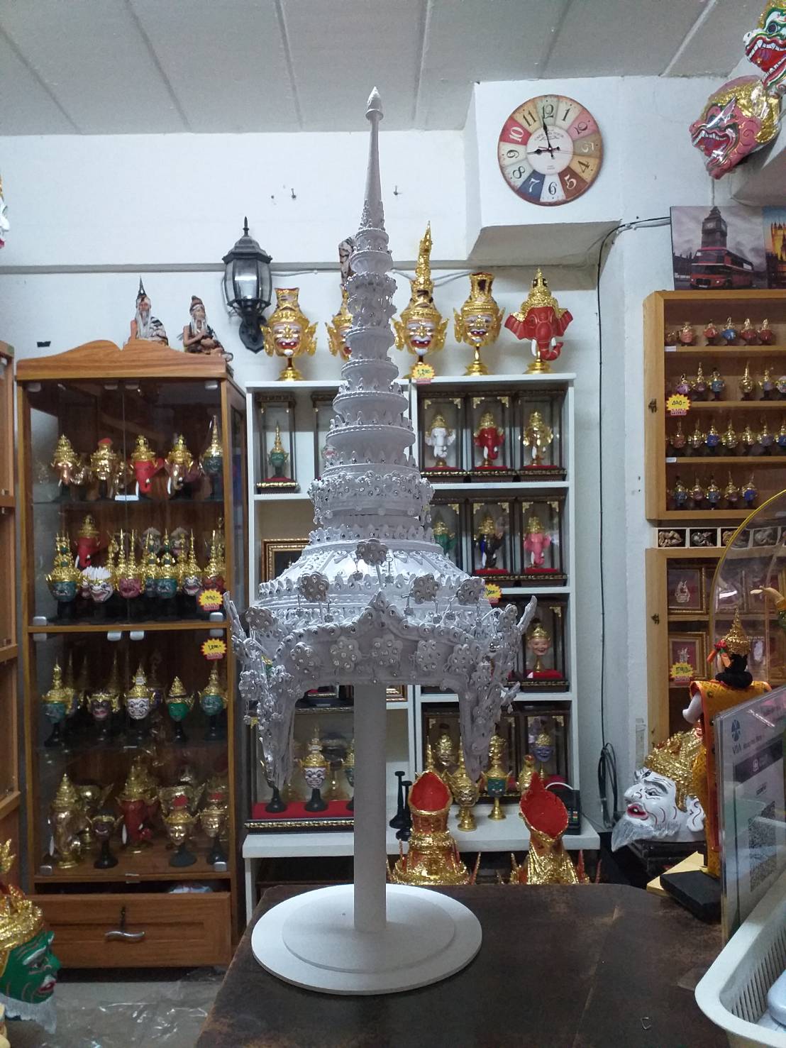 ชฎานาง ขนาดสวมหัว (งานอาร์ต) ประดับเพชร