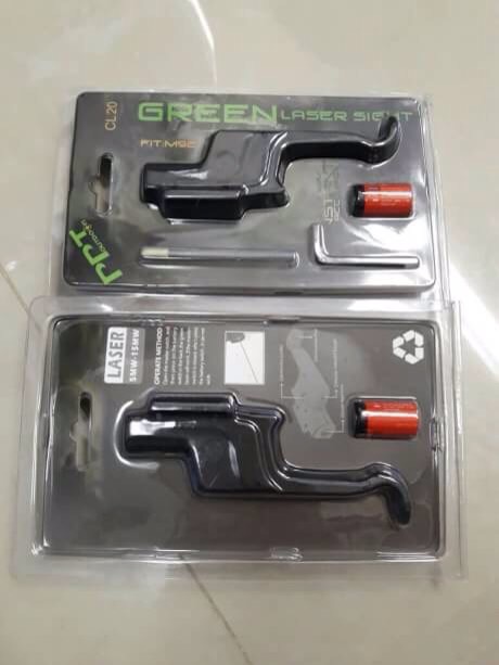 New.เลเซอร์เขียว ติดโกงไก ปืนสั้น GLOCK G17 G18 G23 และ M92 ราคาพิเศษ