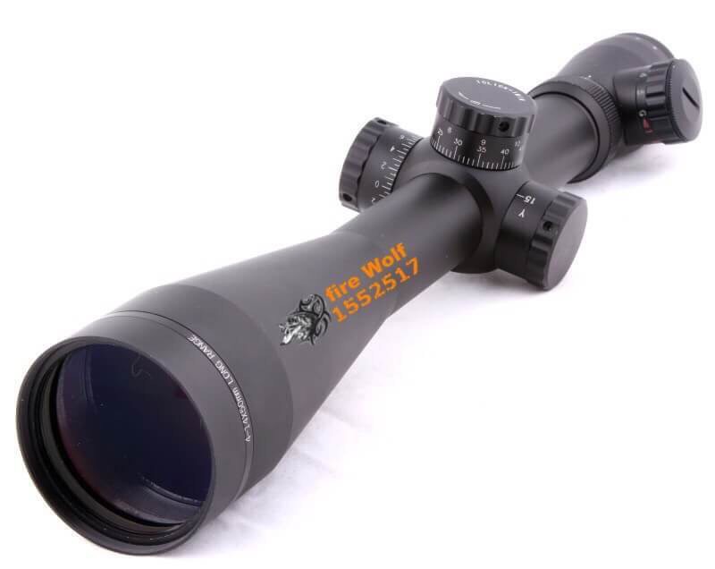 New.สินค้ามาใหม่ สโครปติดปืนจริง LEUPOLD MARK4 มาพร้อมข้อต่อบังแสง ระดับซูม 4-16x50 ราคาพิเศษ