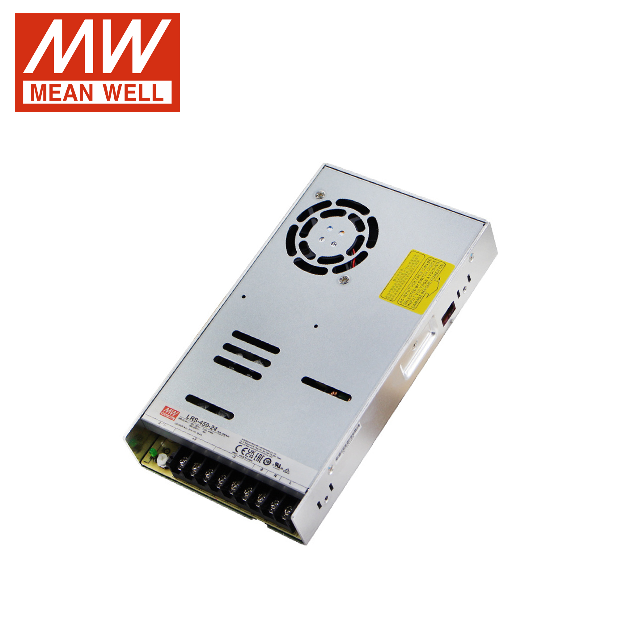 POWER SUPPLY LRS-450-24 MEANWELL พาวเวอร์ซัพพลาย 18.8A 24VDC