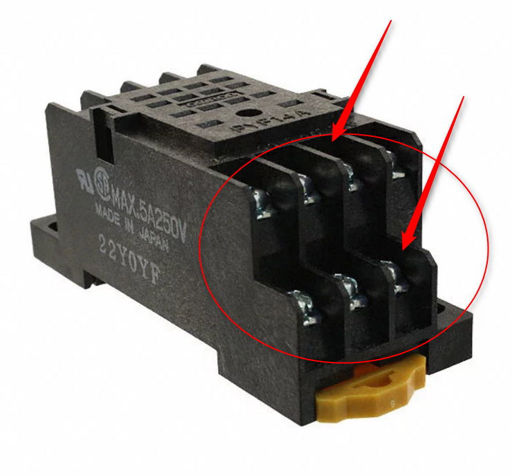 PYF14A SOCKET RELAY OMRON MY4 TERMINAL STANDARD