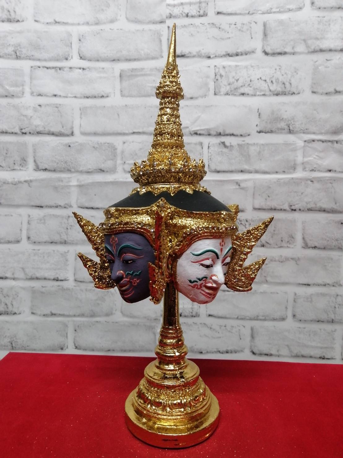 พระพรหม 4 หน้า พร้อมฐานปิดทอง (4สี)