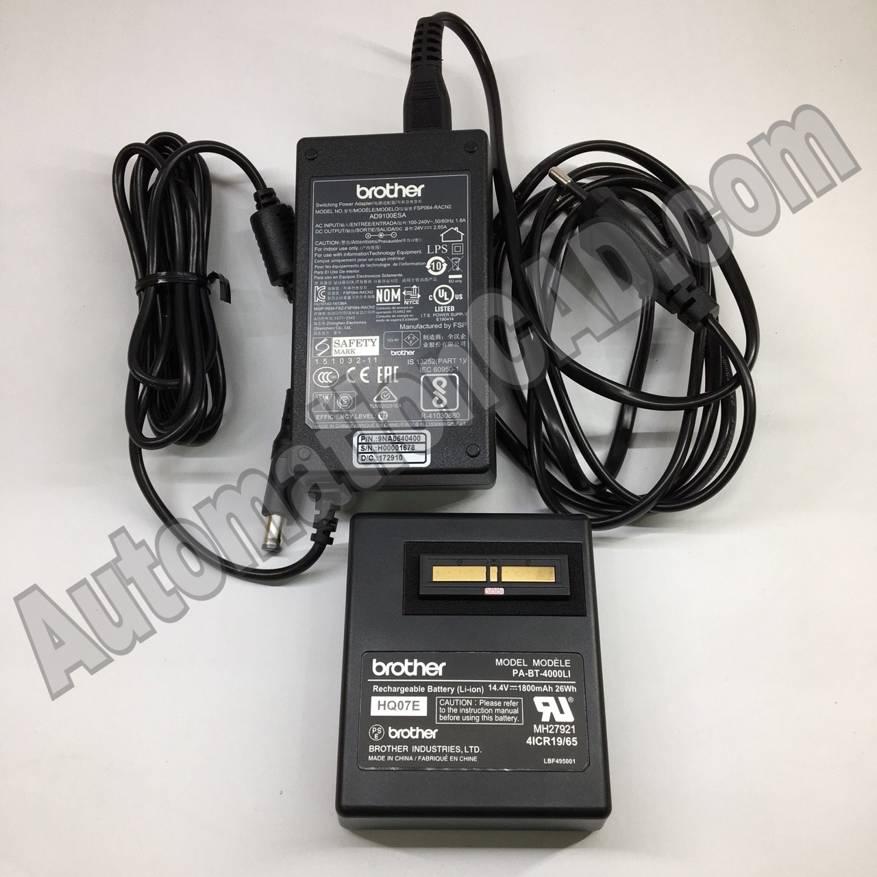 เครื่องพิมพ์ปลอกสายไฟ BROTHER E850 แถมที่ปล่อยท่อ หมึก เทป ประกันศูนย์ 2ปี