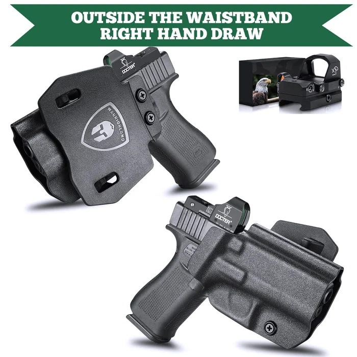 New. ซองพกนอก KYDEX Warriorland Glock 43/43X Colt/ Kimber/ Springfield/ S&W/ Ruger/ Taurus/ ( OWB Kydex Holster Warriorland ) 📍Sig Sauer P320 📍Glock 19 Gen1-5 📍Glock 43/43X 📍1911 4.5"-5" ( ไม่มีราง ) Colt/ Kimber/