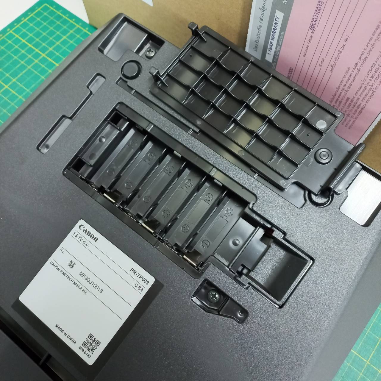 เครื่องพิมพ์ปลอกสายไฟ CANON MK-3000 ต่อคอมพิวเตอร์ได้ Label Printer Wire Marker MK3000