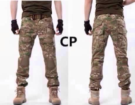 New.สินค้ายอดนิยม กางเกงสนับเข่ายุทธวิธี เป็นผ้าตาราง เนื้อผ้าใส่สบาย ซักตากแห้งไว เนื้อผ้าเป็นผ้าทอสีเดียวกันกับเนื้อผ้า จึงไม่ต้องกังวลเรื่องสีตก สีซีดเร็ว มีสนับเข่าในตัว ไม่ใช้งานสามารถดึงออกได้ สีดำ ครีม เขียว AUC Atacsทราย Atacsเขียว มัลติแคมป์ พราง