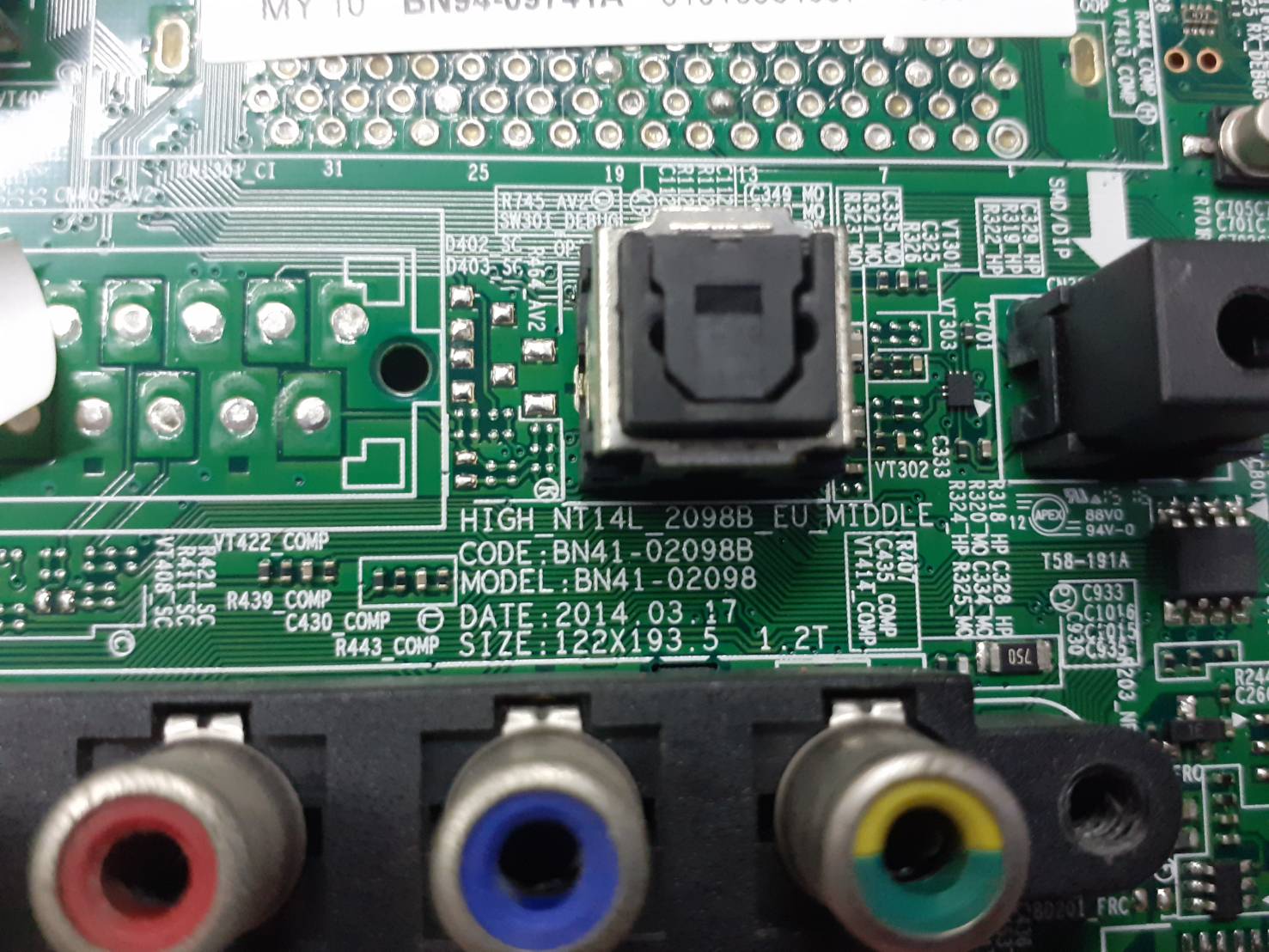เมนบอร์ดซัมซุง UA40J5100AK BN41-302098B / BN41-02098