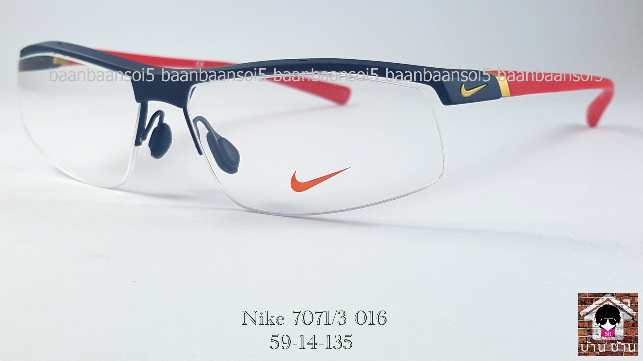 NIKE 7071/3 016 โปรโมชั่น พร้อมเลนส์ มัลติโค๊ต HOYA 4,200 บาท
