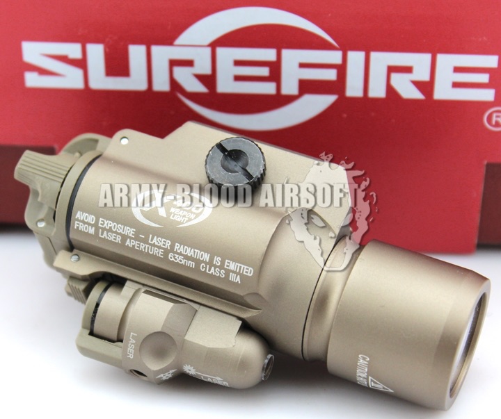 Surefire X400 LED WeaponLight with Laser New Type (Tan)prev next