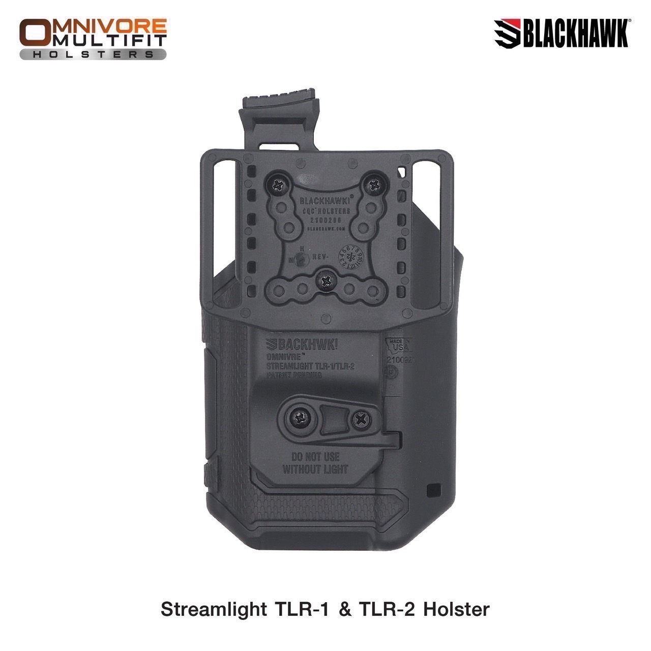 New.ซองปืน Blackhawk OMNIVORE ( Omnivore Multift Holsters ) ⚓ ซองปืนปลดล็อคนิ้วโป้ง ( Level 2 ) ⚓ ใช้กับปืนพกได้มากกว่า 150 รุ่น ( ตามตาราง ) ⚓ ใช้ยึดแบบเพลทเหน็บหรือร้อยเข็มขัดได้ 📌 ใช้คู่กับไฟฉาย Streamlight TLR-1 & TLR-2 (