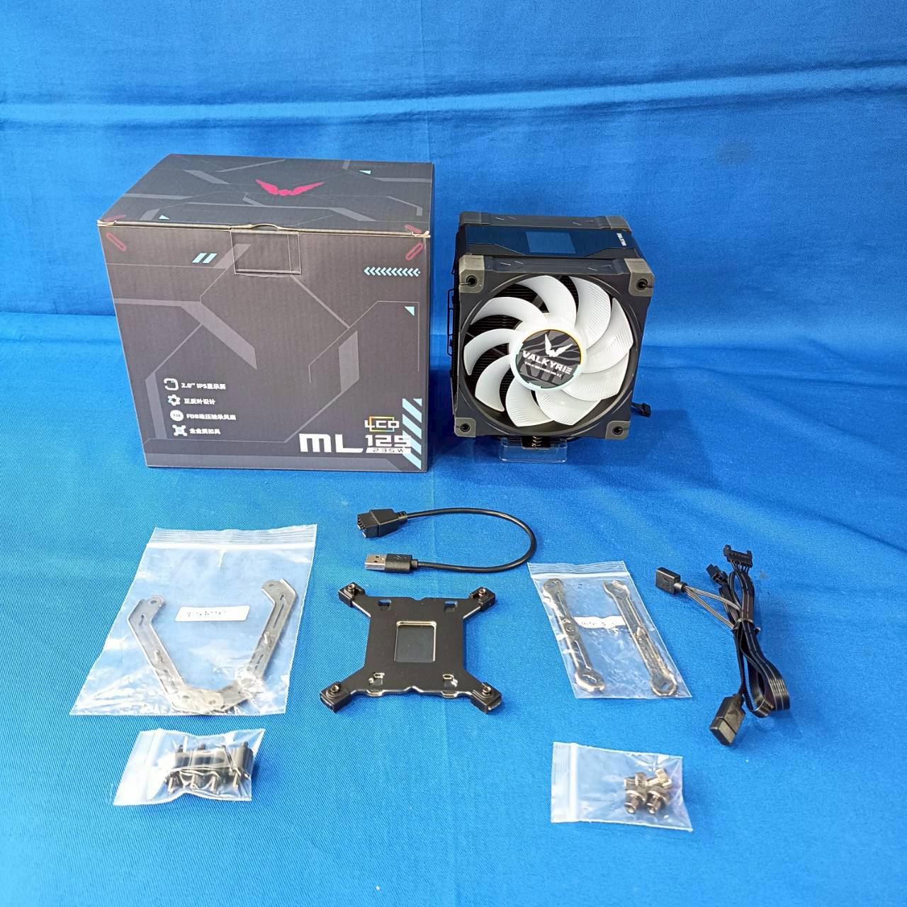 CPU COOLER VALKYRIE ML 125 235W IPS Screen ARGB ประกัน 2 เดือน