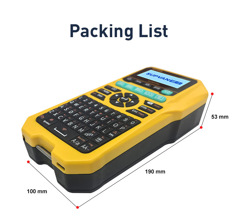 Supvan Label Printer G15M Pro เครื่องพิมพ์ฉลาก Tag 203dpi