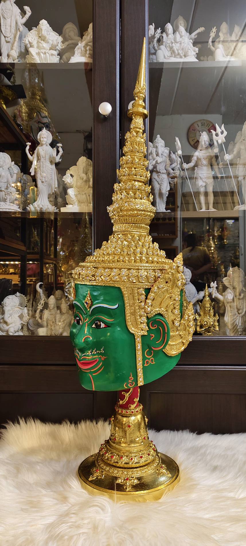 หัวโขน พระราม ขนาดสวมหัว