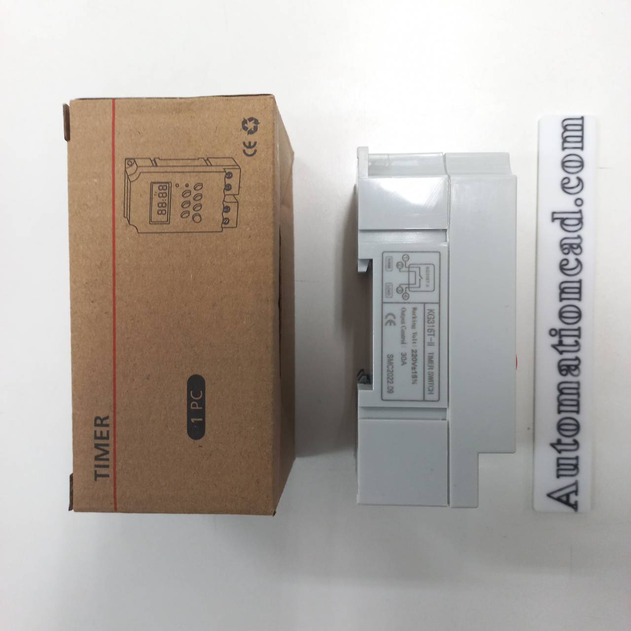 ไทม์เมอร์ KG316T-II 220VAC นาฬิกาตั้งเวลารายสัปดาห์ 16 โปรแกรม ไฟ 220VAC Timer Switch แบตเตอรี่ในตัว ทามเมอร์ KG316T