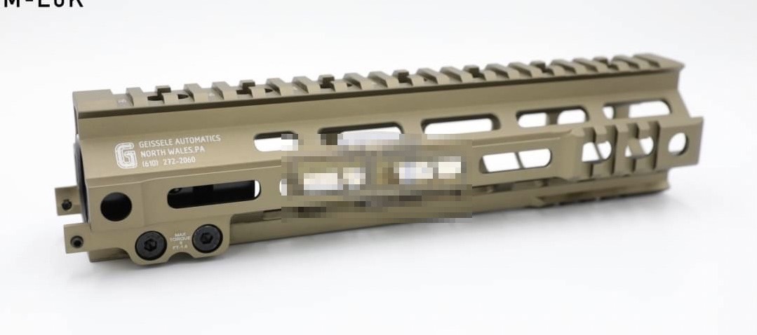 ชุดหน้า Geissele MK4 🚩ระบบรางM-Lok 🚩(ชุดหน้า MK4) สำหรับปืนตระกูล : M4/M16/AR15 เส้นผ่านศูนย์กลาง : 3.1 mm. มี2รุ่นให้เลือก ✅รุ่นความยาว 9.5” ✅รุ่นความยาว 13.5”