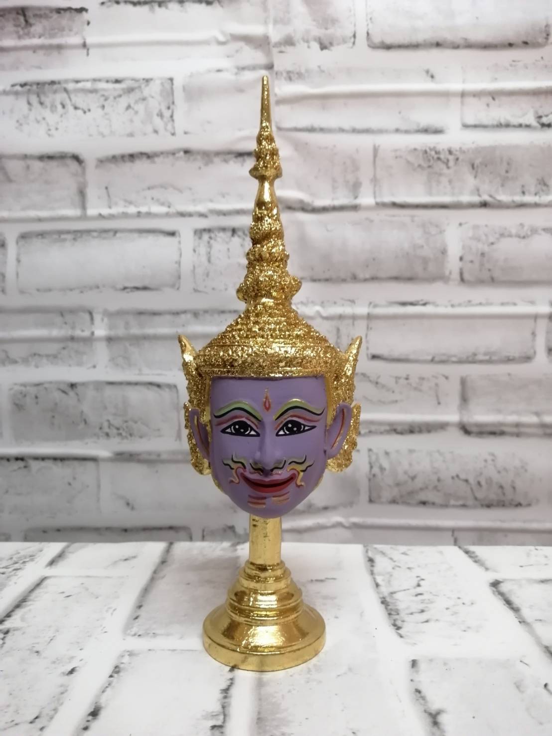 พระนารายณ์ ขนาดกลาง 4 นิ้ว พร้อมฐานทอง