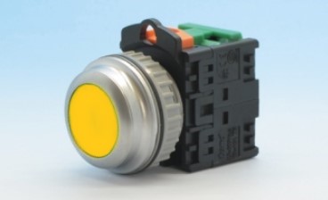 ปุ่มกด Push Button Switch 1NO TEND สวิตซ์กดหัวเรียบ รู 30 mm