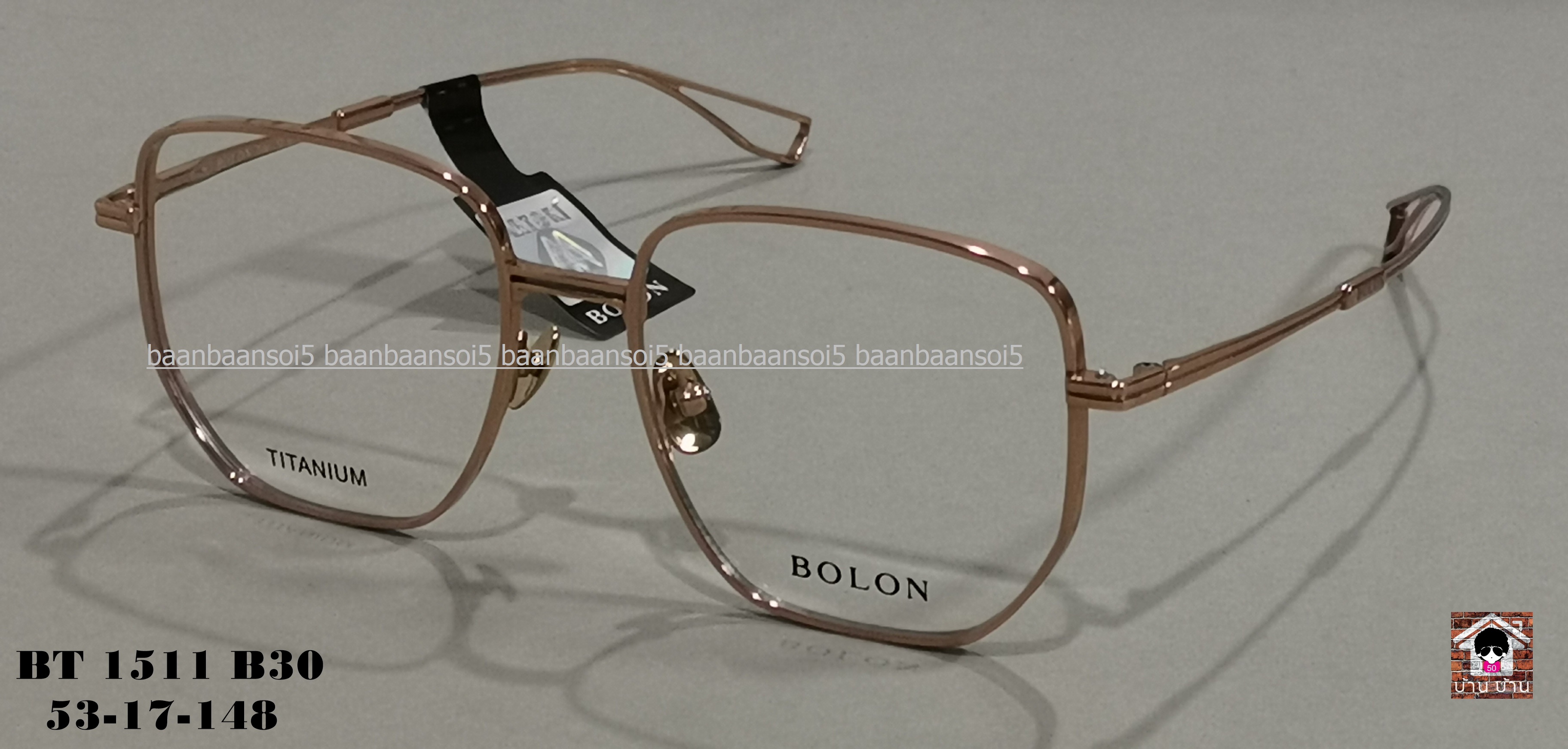 BOLON Harrow BT1511 B30 กรอบแว่นตาพร้อมเลนส์ HOYA ราคา 4,890 บาท
