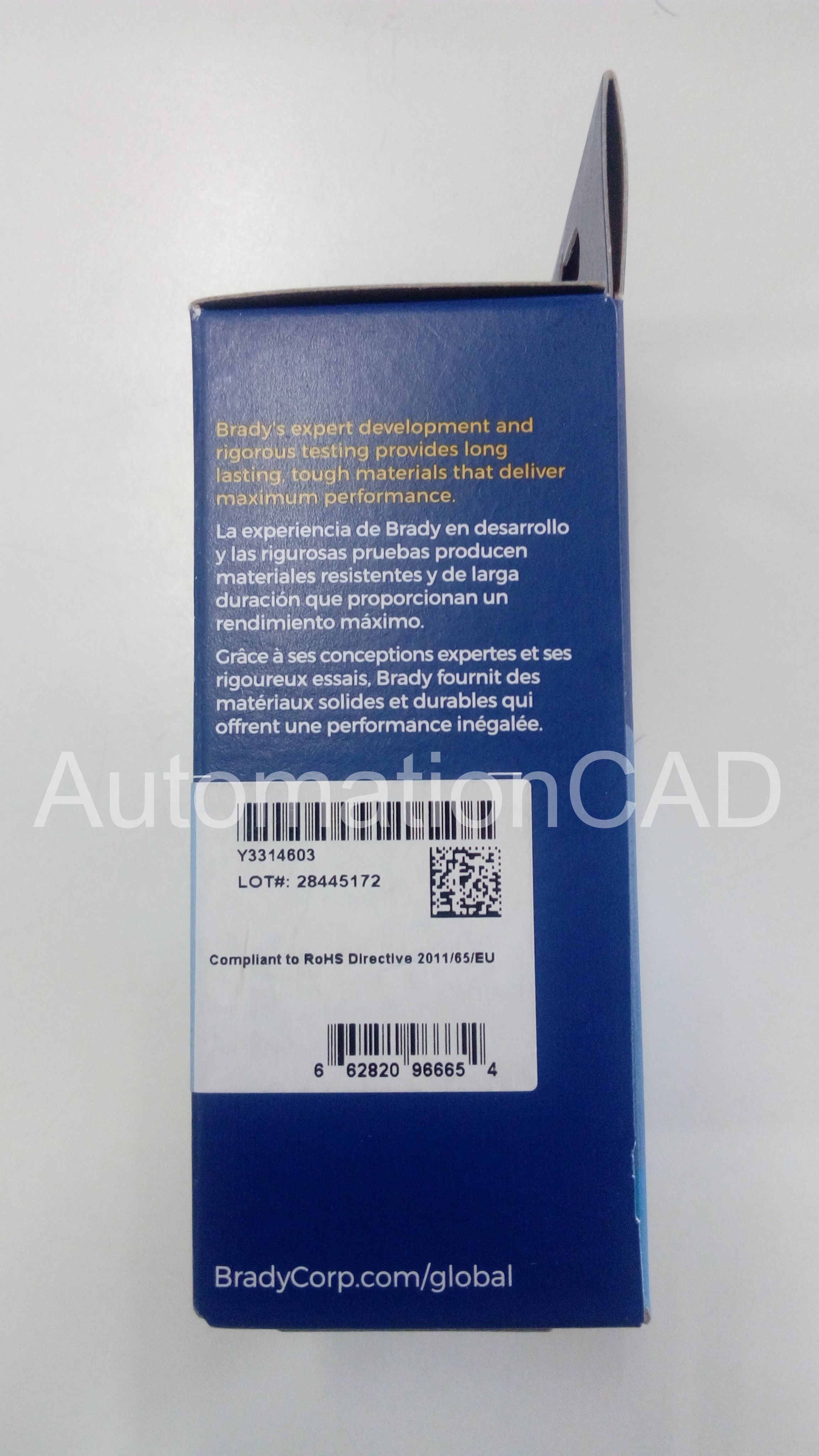 BRADY M21-750-595-YL สติ๊กเกอร์ BMP21-PLUS - BRADY LABEL PRINTER