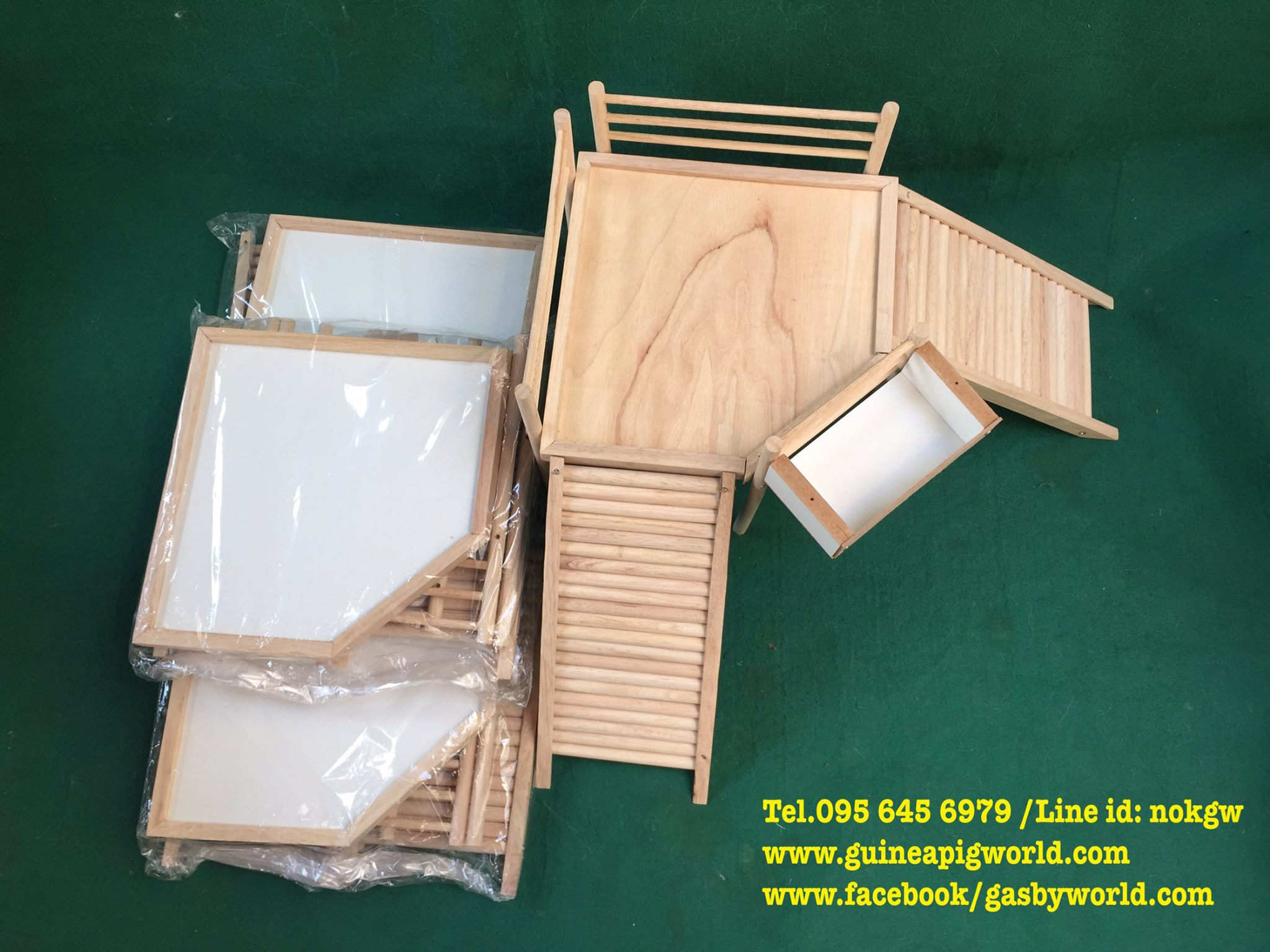 ชั้นลอยมีบันได 2 ข้าง (64.x64xh.31.5cm)