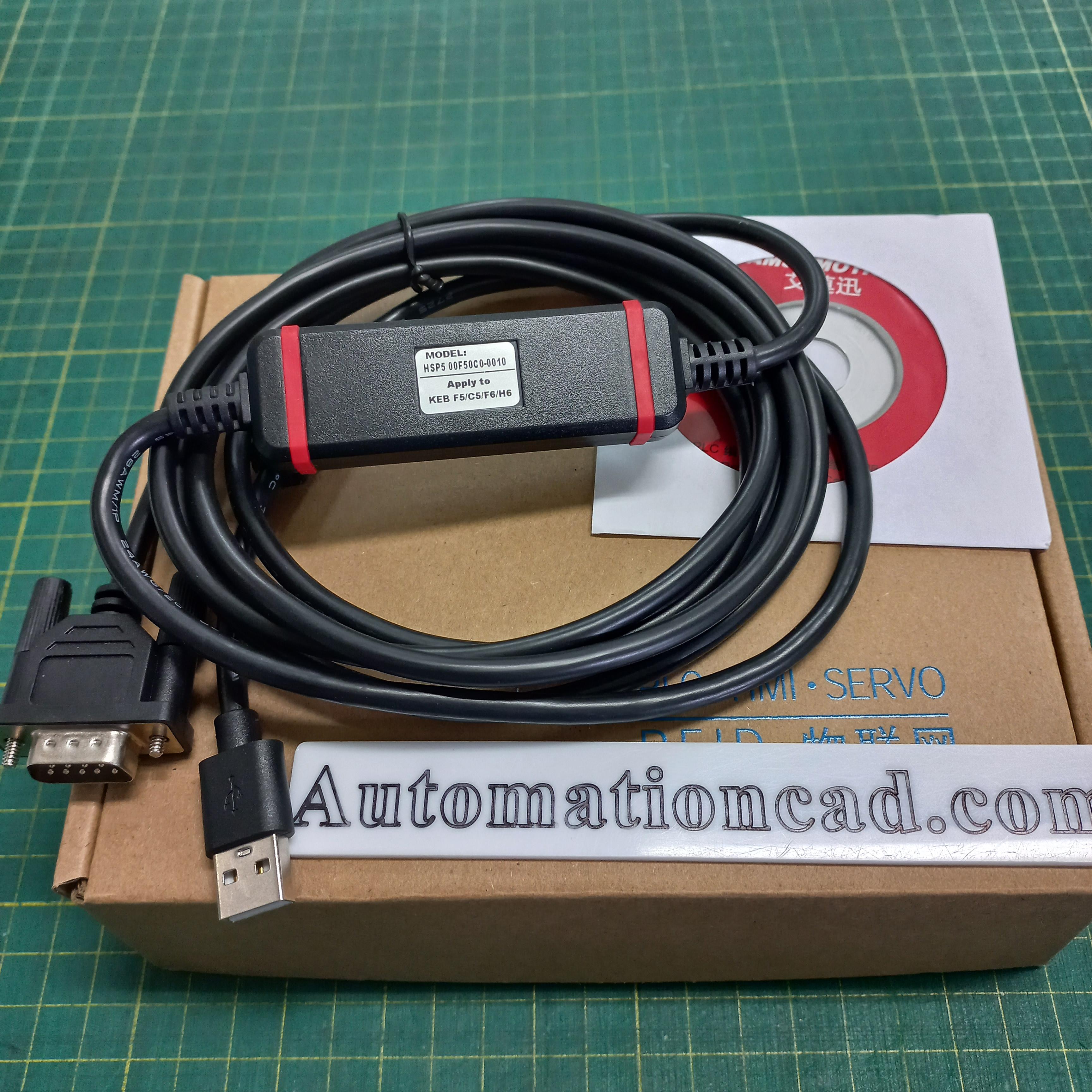 สายลิ้งค์โปรแกรม อินเวอร์เตอร์ KEB INVERTER รุ่น F5/C5/F6/H6 Download cable