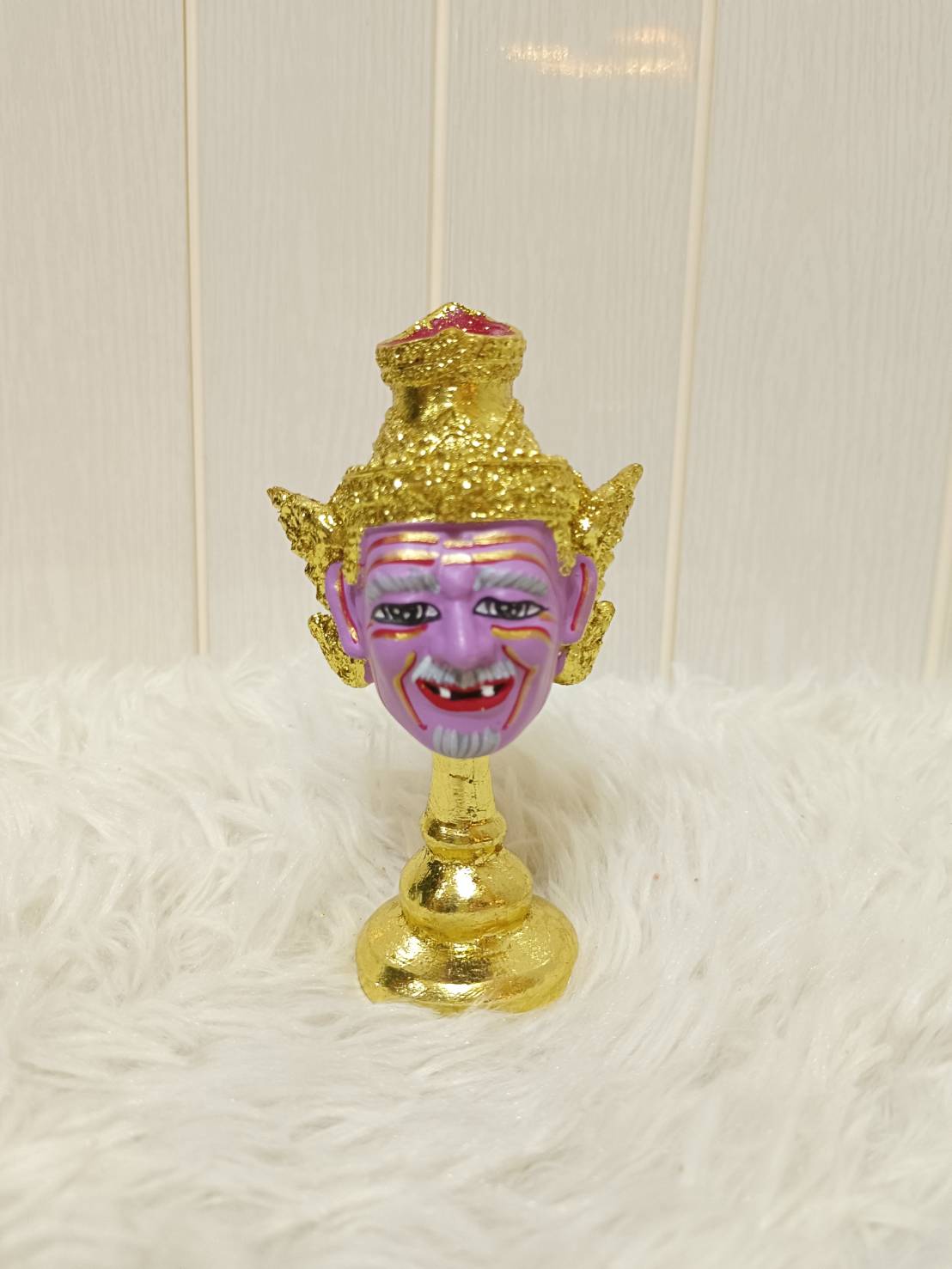 พ่อแก่ ฤาษี นารายณ์ ขนาดจิ๋ว พร้อมฐานปิดทอง