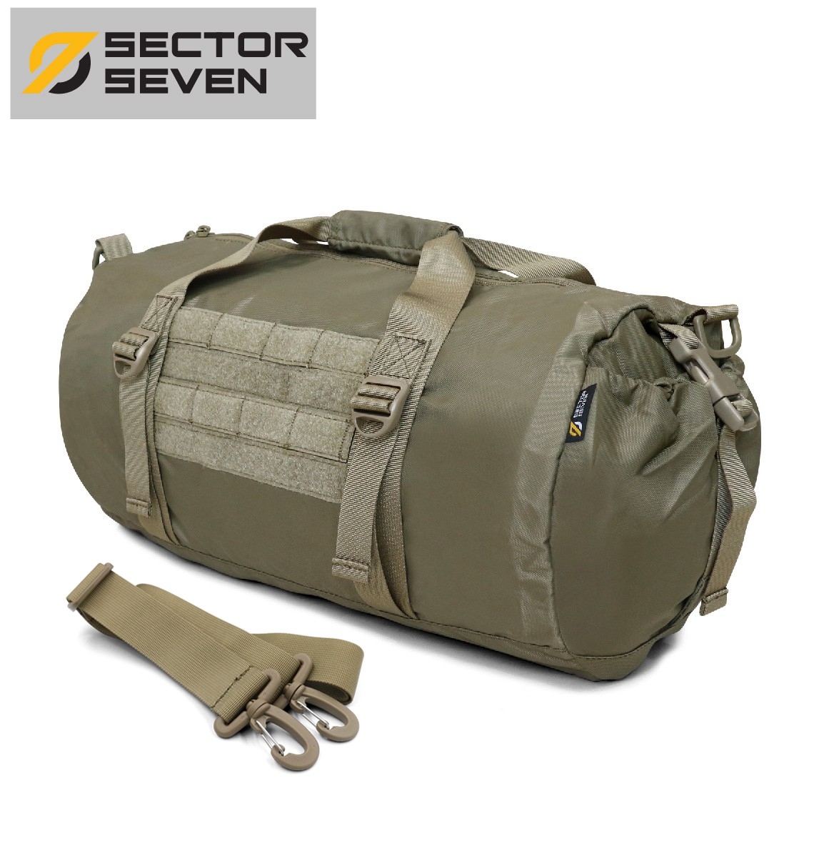 (clapping hands)สินค้าใหม่ค่ะ (fire)Sector Seven Duffel bag 🍁 ผลิตจากผ้า 400D เกรดคุณภาพ 🍁 วัสดุทนทานต่อรอยขีดข่วน กันละอองน้ำได้ 🍁 Molle webbings สำหรับร้อยอุปกรณ์ 🍁 มีแผ่น Velcro ติด patch 🍁 Weight 450 g. , Capaci