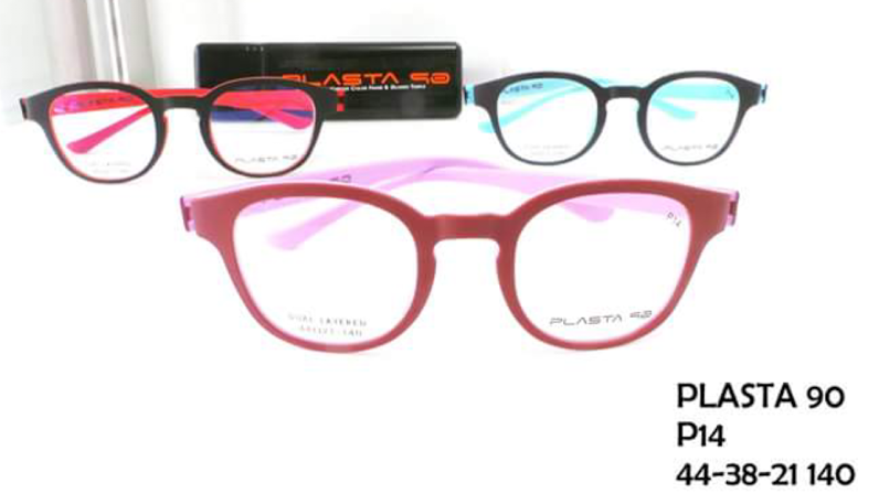 PLASTA P14 โปรโมชั่น กรอบแว่นตาพร้อมเลนส์ HOYA ราคา 2200 บาท