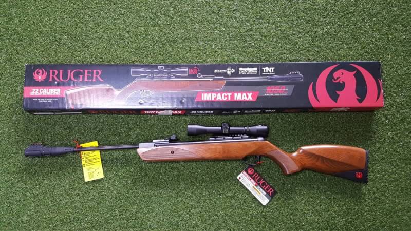 New.ปืนอัดลม Ruger Impact Max .22 Pellet Air Rifle with Scope เบอร์ 2 ✔พร้อมกล้องRuger 4x32 ราคาพิเศษ