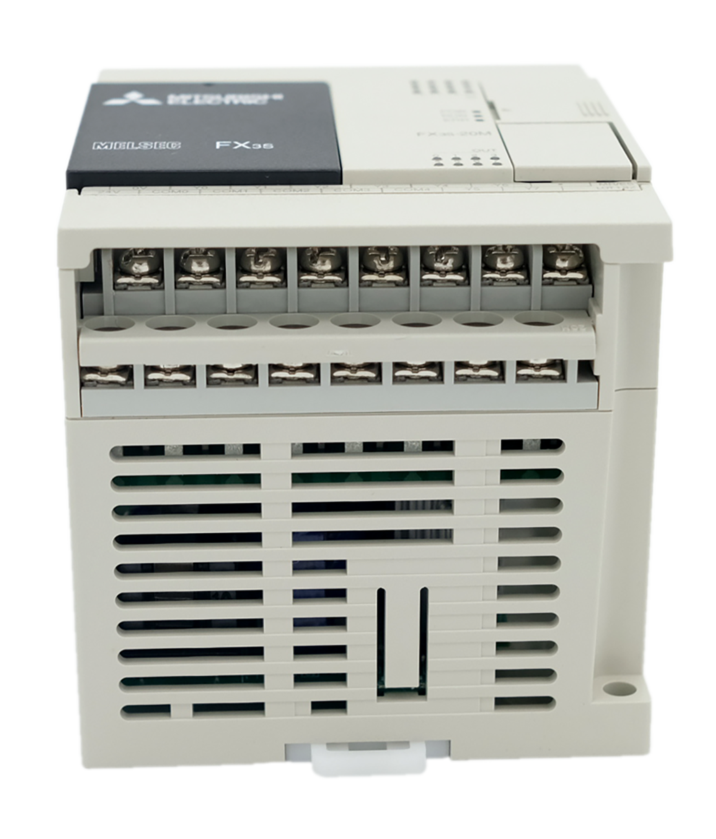 FX3S-20MR/ES MITSUBISHI PLC, 220VAC Input Sink/Source Output relay 12in 8out