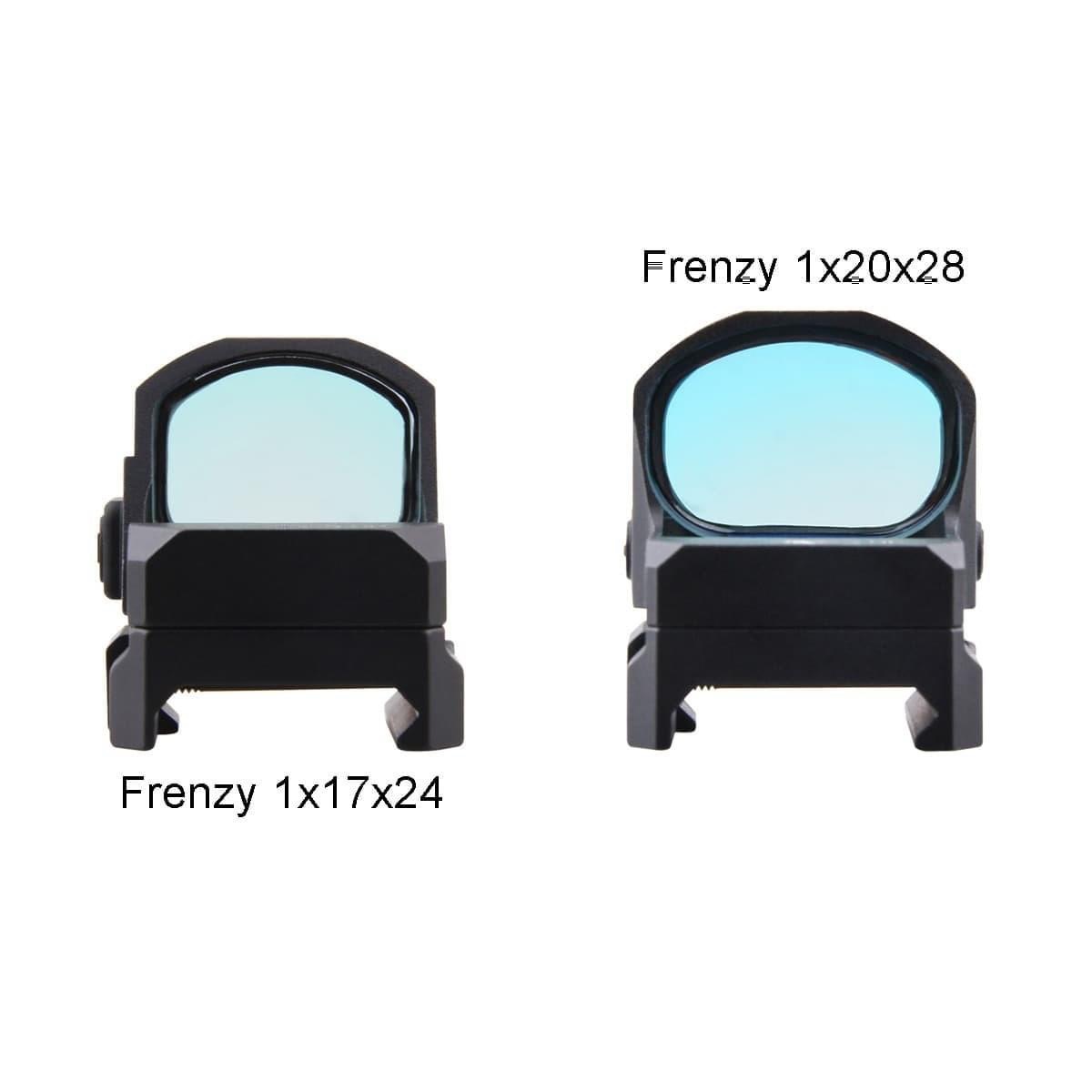 ดอท ยี่ห้อ Vector Optics รุ่น Frenzy II 1x20x28 RD VT (Vector Optics Frenzy II 1x20x28 RD VT) น้ำหนัก : 56กรัม คุณสมบัติ : #แข็งแรงทนทาน #ทนแรงรีคอยได้ดีเยี่ยม #มุมมองในการกวาดสายตาที่กว้าง #มาตราฐานกันน้ำ IPX6 #ขนาดของจุดแดง 3MOA #น้ำหนักเบาและกระทัดรัด 