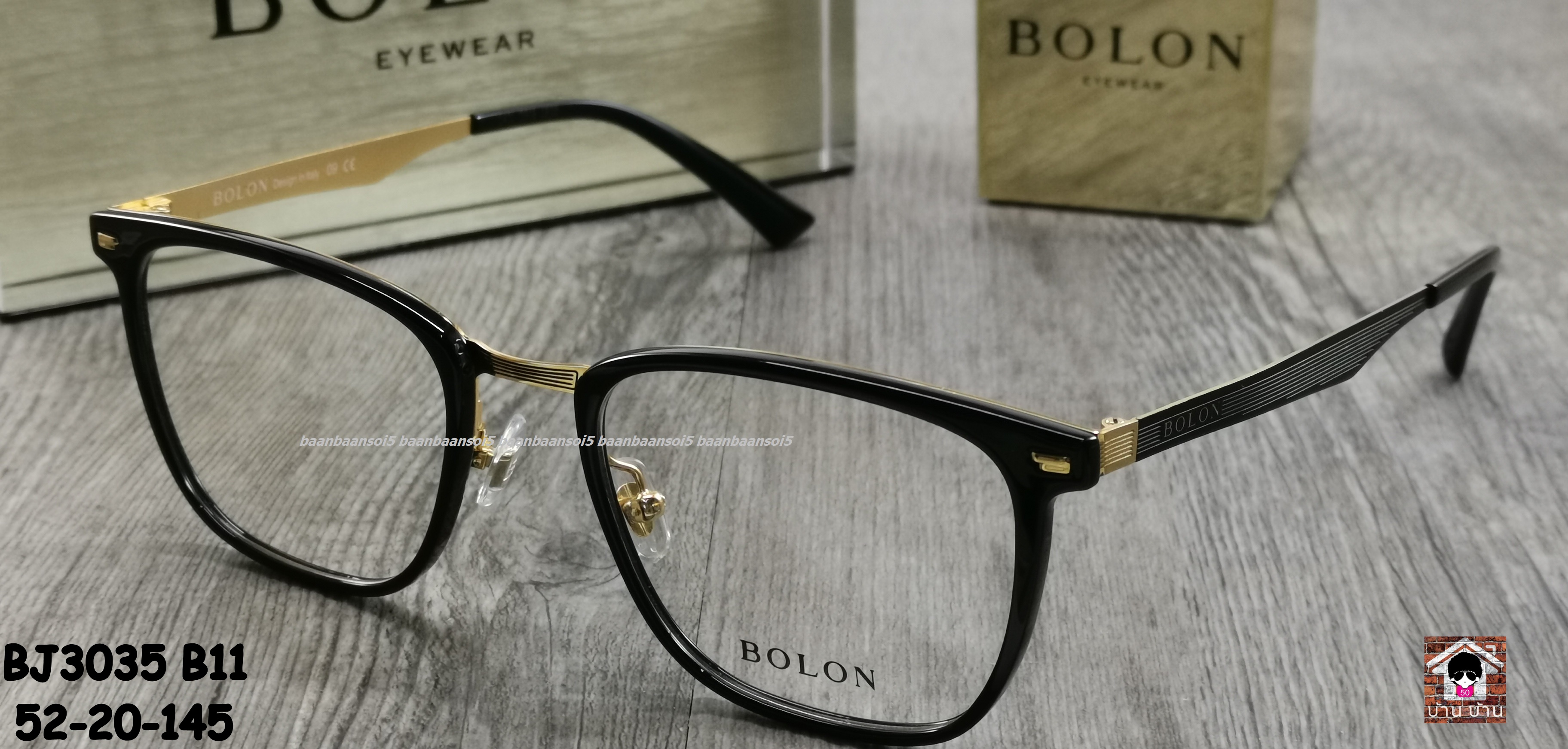 Bolon BJ 3035 B11 โปรโมชั่น กรอบแว่นตาพร้อมเลนส์ HOYA ราคา 3,490 บาท