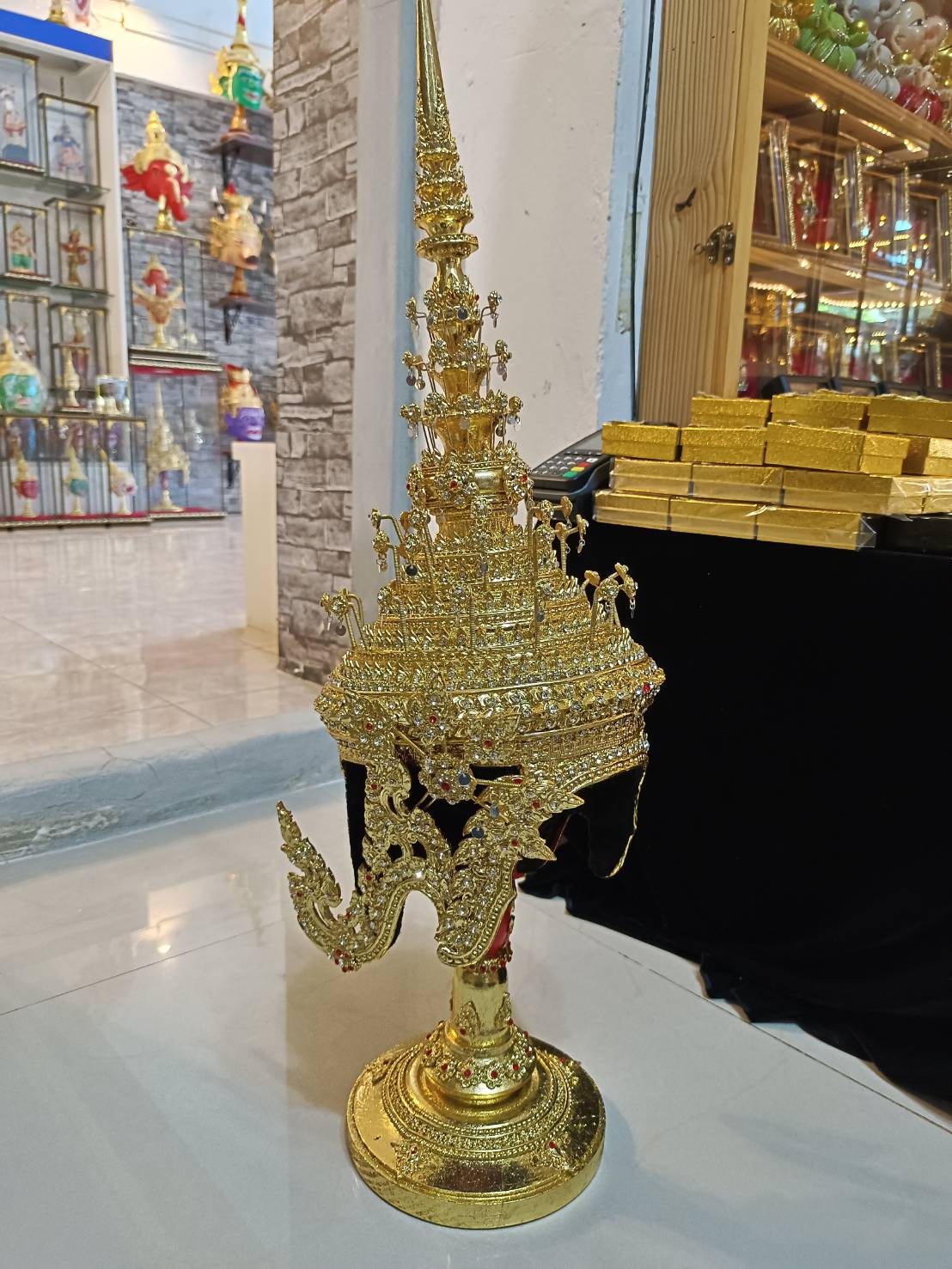 ชฎาพระ ขนาดสวมหัว เกรดพรีเมี่ยม