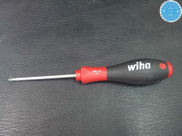 ไขควงแฉก PH1x100mm. WIHA ใช้ขัน SOCKET RELAY เช่น MY4