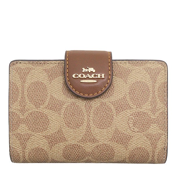 กระเป๋า Coach แท้ รุ่น CW786 MEDIUM CORNER ZIP WALLET