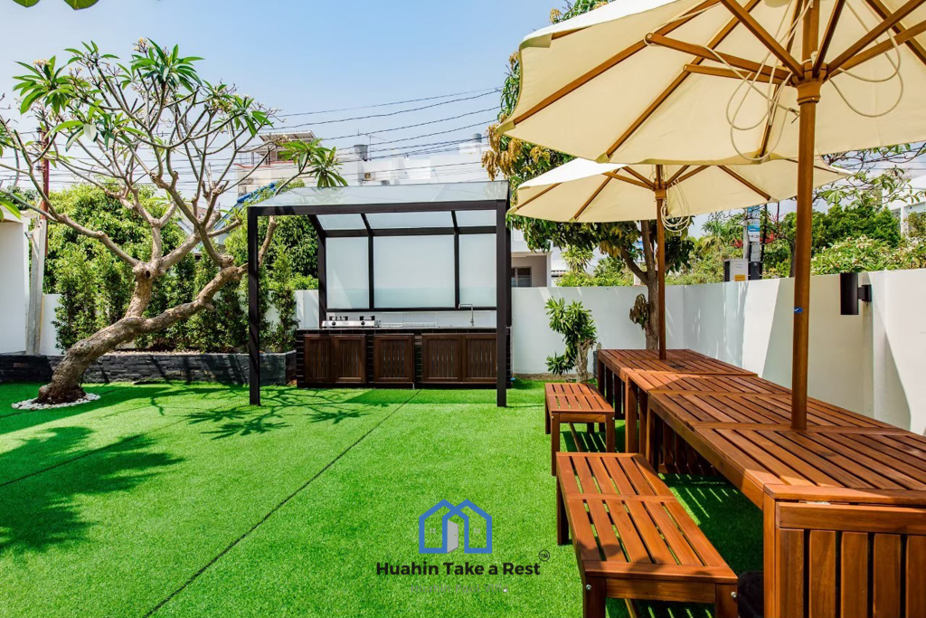 HR15041 บ้านพักหัวหิน บ้าน Miami Beach Villa