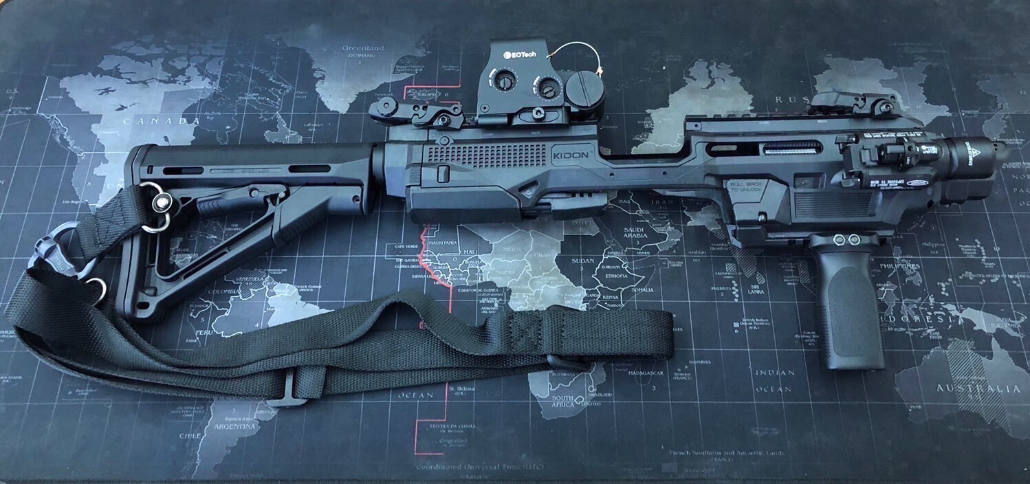 New.ชุดสุดคุ้ม ชุดประกอบ Kidon ✅สามารถใส่ปืนสั้นได้หลายรุ่น : (ยกตัวอย่าง) #Glock 17/18/19/23/34/35/40 #Sig Sauer P320/P250/P226 #STI Staccato P5 (9mm) (STI P5) #CZ 75,CZ 75-D #บาเรสต้า 92F,PX4 คุณสมบัติ : #สามารถใช้กับปืนสั้นได้หลายรุ่น (ต้องมีราง