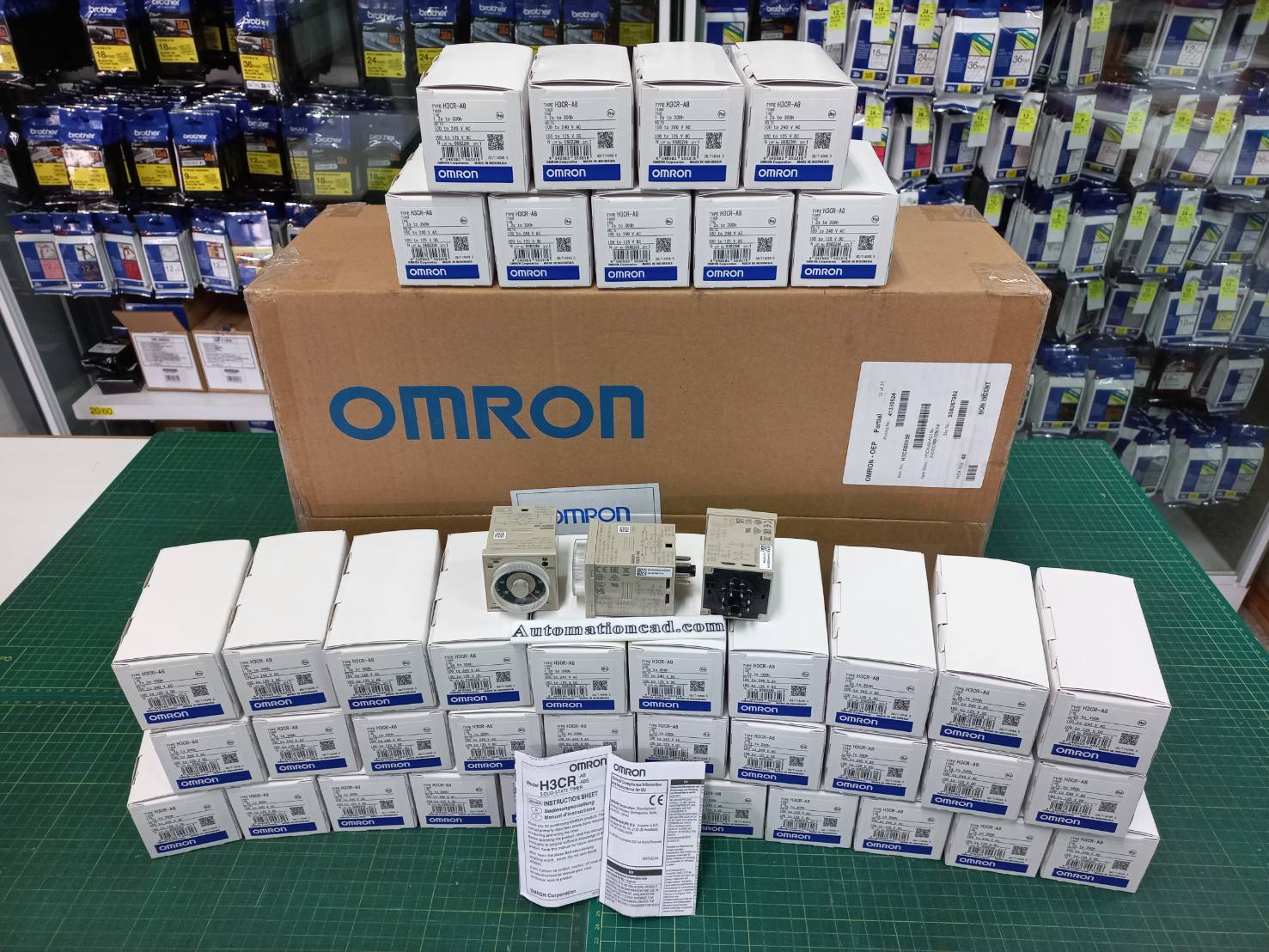 TIMER ไทม์เมอร์ OMRON ของแท้ H3CR-A8 220VAC