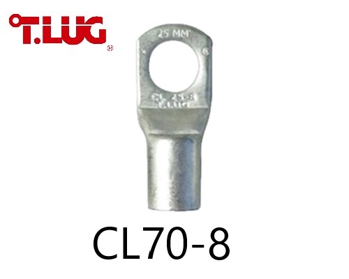 หางปลารุ่นหนาทรงยุโรป แบบท่อ CL 70-8 TLUG ใช้กับสาย 70 sq.mm (20 ชิ้น/ห่อ)