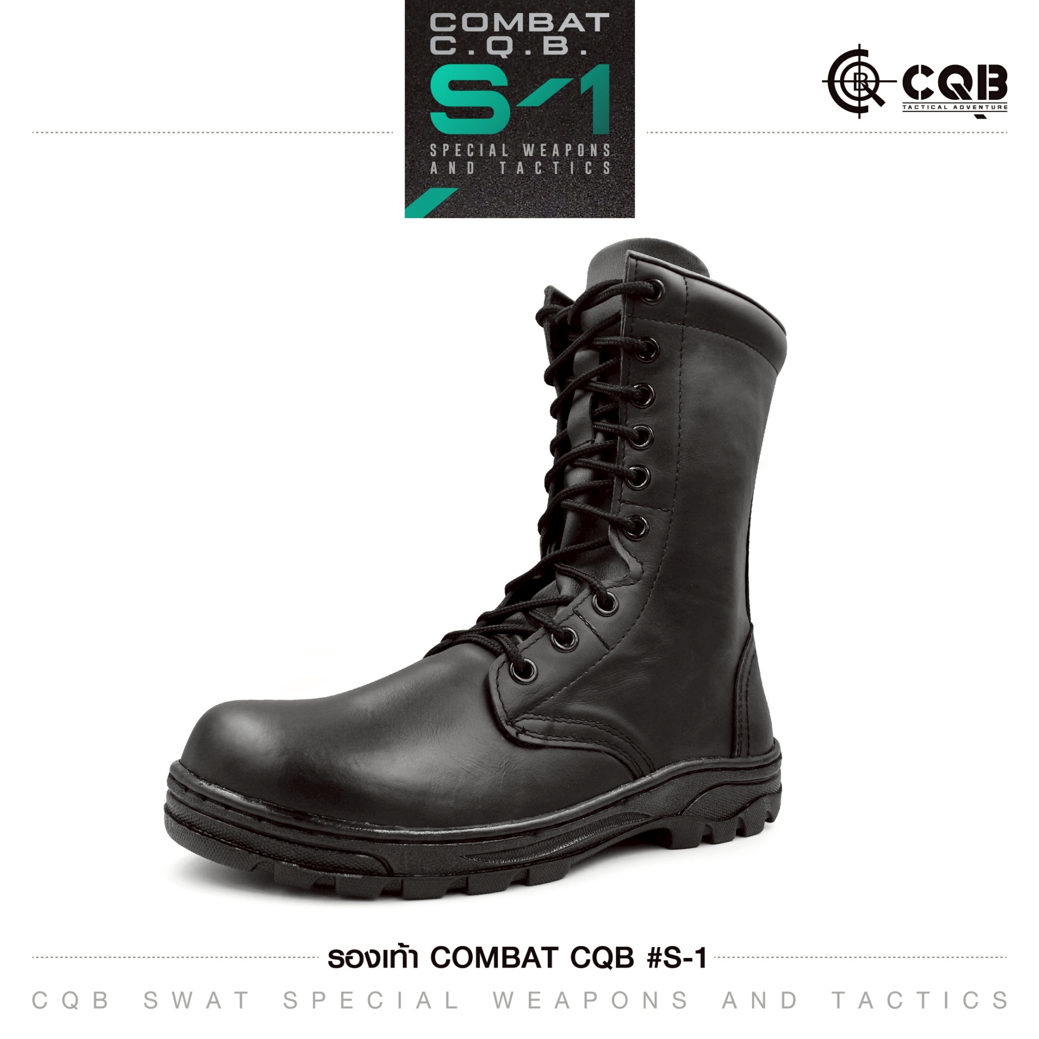 New. รองเท้า Combat CQB รุ่น : S1# - ผลิตจาก หนังวัวแท้ ออกแบบ มาเพื่อ เท้าของคนไทย ทรงเรียวสูง ใส่กระชับ ไม่รัดหน้าเท้า - ตาไก่ 9 รู ความสูง 10 นิ้ว จากพื้น - น้ำหนักเบา เฉลี่ย เพียงคู่ละ 1.1kg - หนัง มีความนุ่ม ใส่ สบายเท้า - พื้น ผลิตจากวัสดุ Polyureth