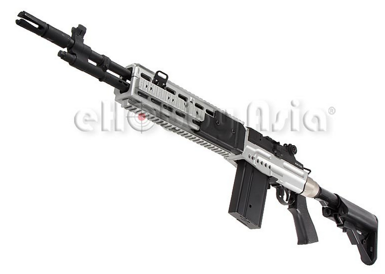 M14 EBR CYMA CM.032-EBR สีบลอนด์-ดำ บอดี้เหล็ก