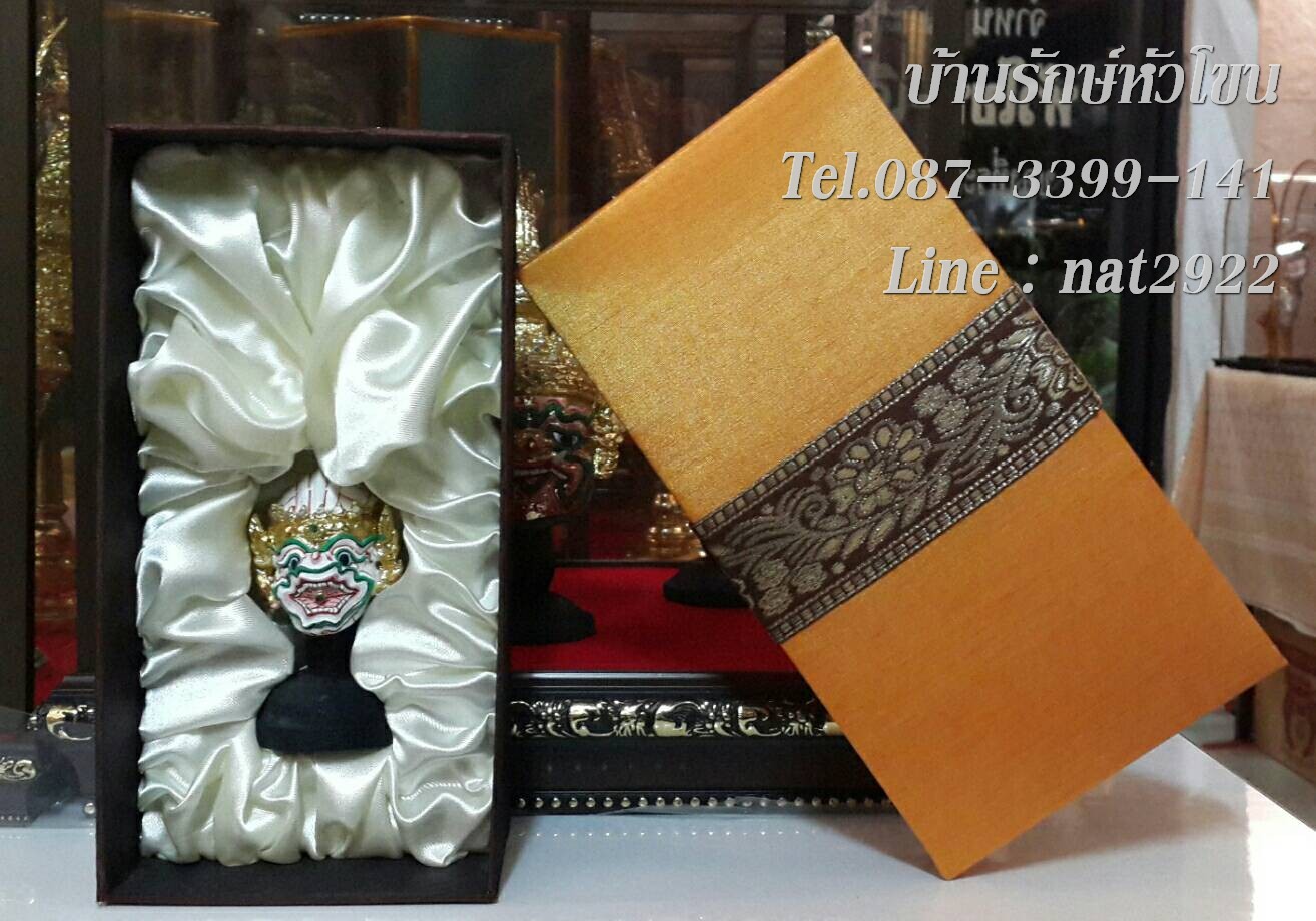 หัวโขนจิ๋ว พร้อมกล่องผ้าไหม