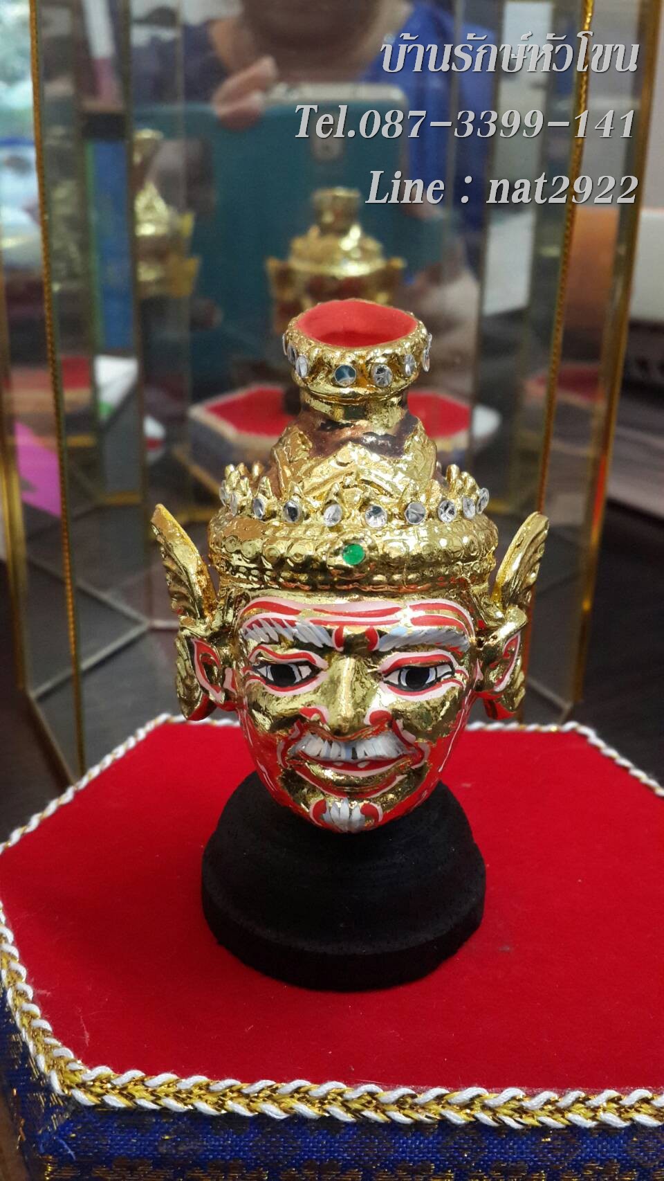 เศียรครูขนาดจิ๋ว เซ็ท 3 เศียร พ่อแก่ พระพิฆเนศ พระพิราพ