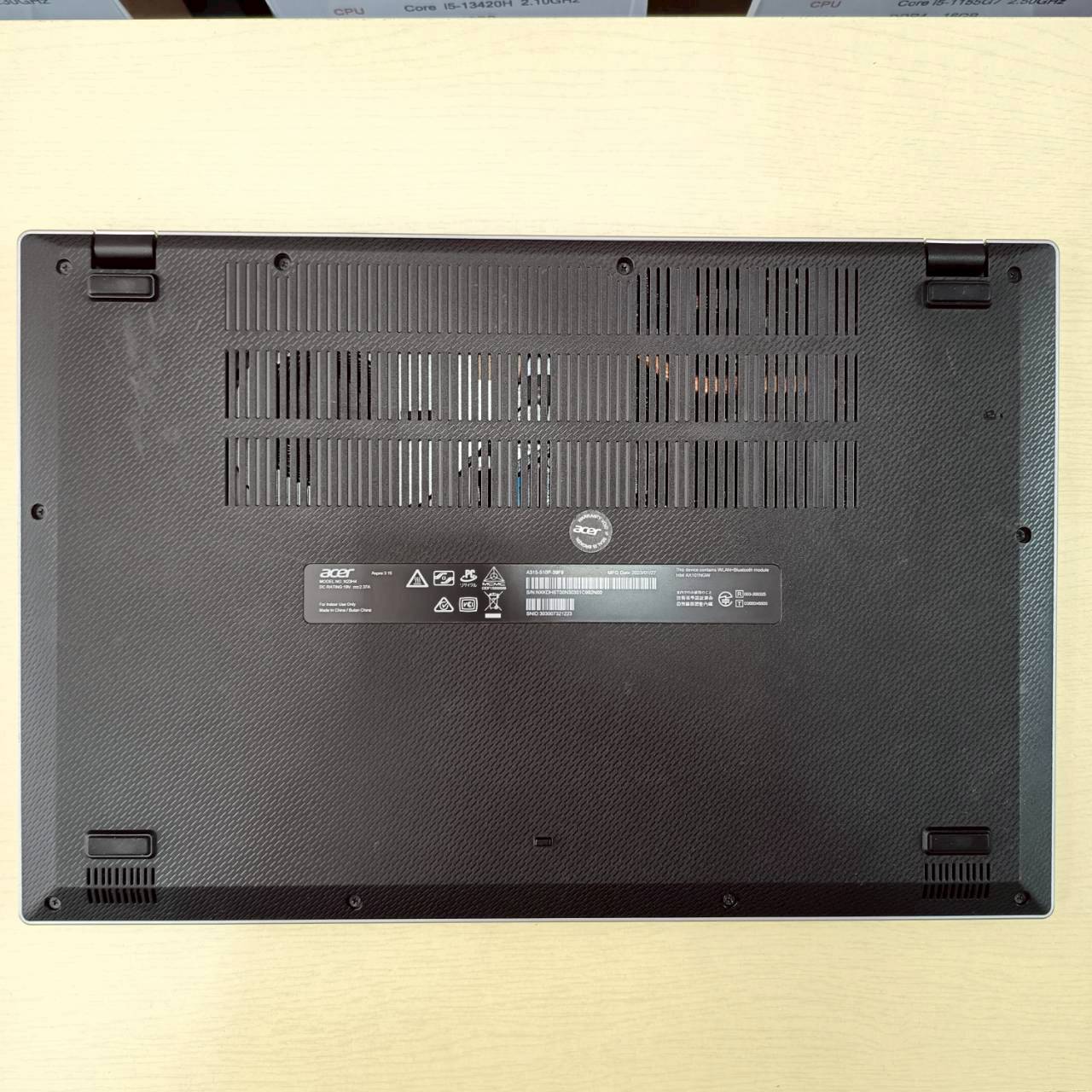 ACER ASPIRE 3 15 A315-510P-39F9 สภาพเครื่อง 80%