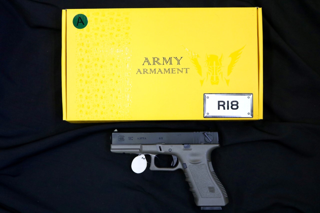 Re-Stock Army Armaments R18 ดำ เขียว ทราย ราคา: 2,800 บาท R32-1 R32-2 ราคา: 3,200 บาท R29 ดำ ราคา: 2,800 บาท