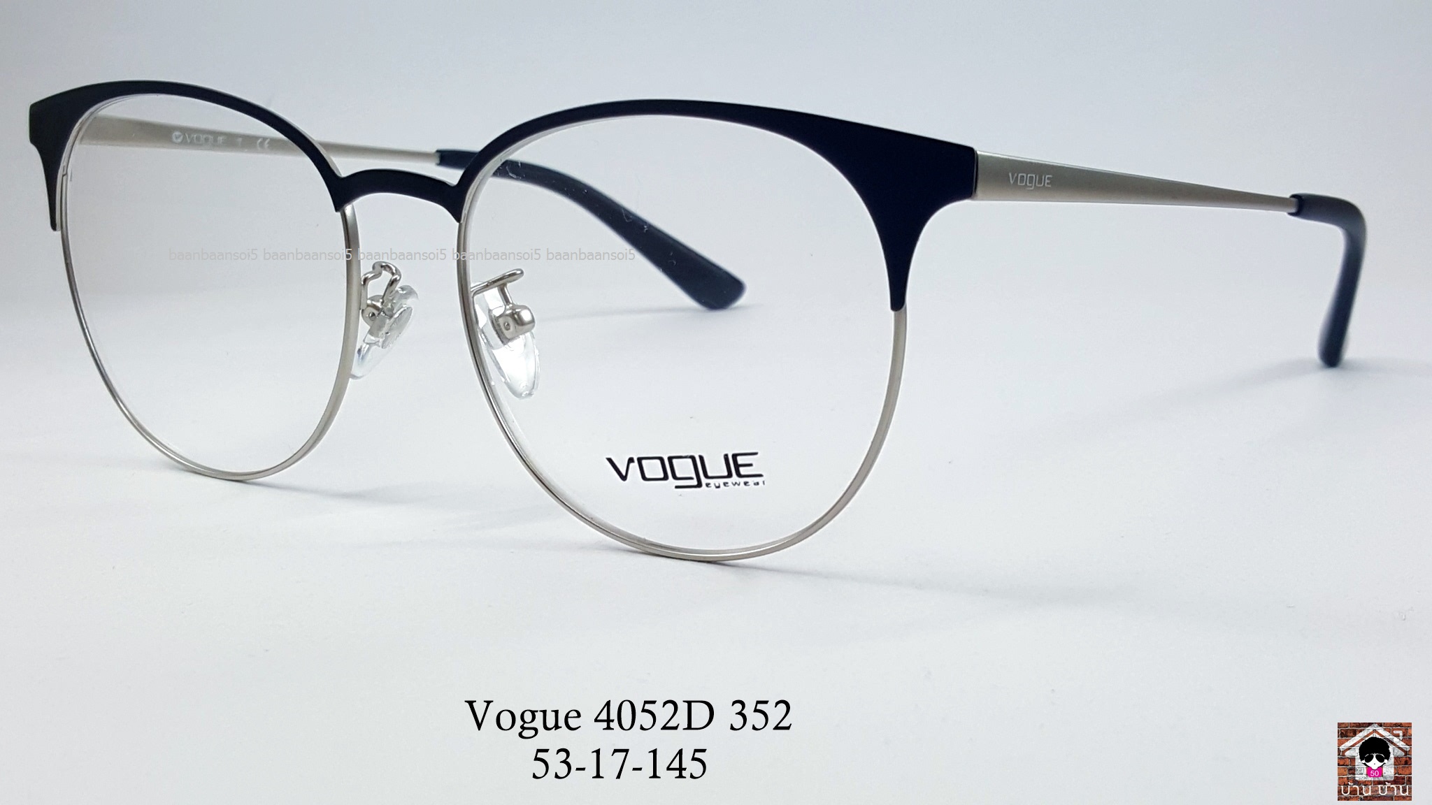 Vogue vo 4052D 352 โปรโมชั่น กรอบแว่นตาพร้อมเลนส์ HOYA ราคา 2,900 บาท
