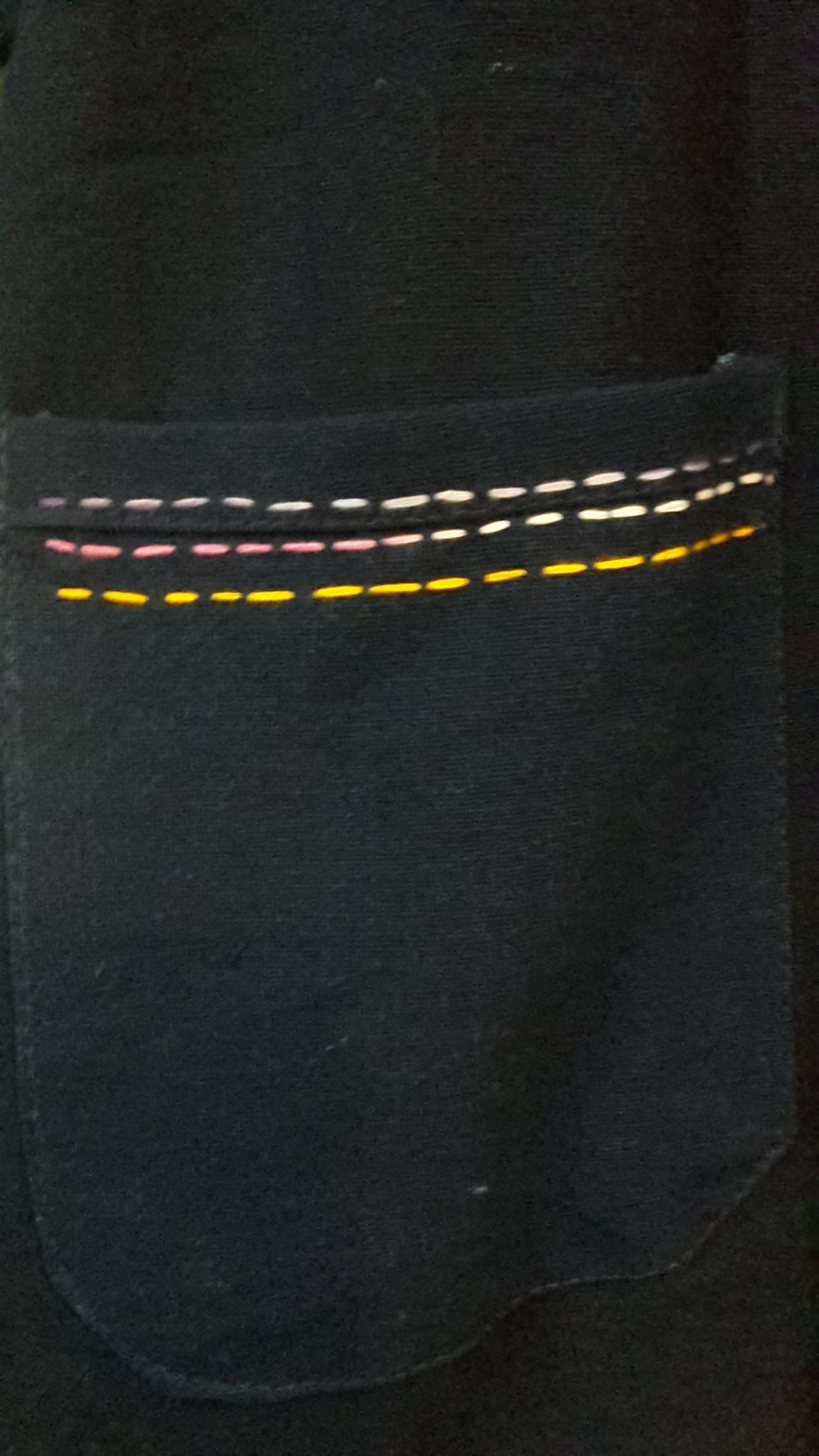 เสื้อผ้าไทยม้อฮ่อม เสื้อผ้าฝ้ายม้อฮ่อม เสื้อใส่ผ้าซิ่น เสื้อผ้าฝ้ายม้อฮ่อมวัยรุ่น คอวีรูปหัวใจเดินด้นผ้า